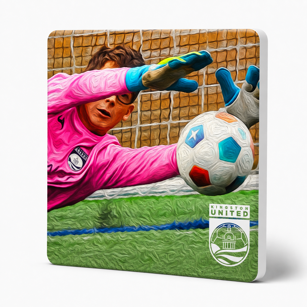 Kingston United ceramic Player Tile example 3